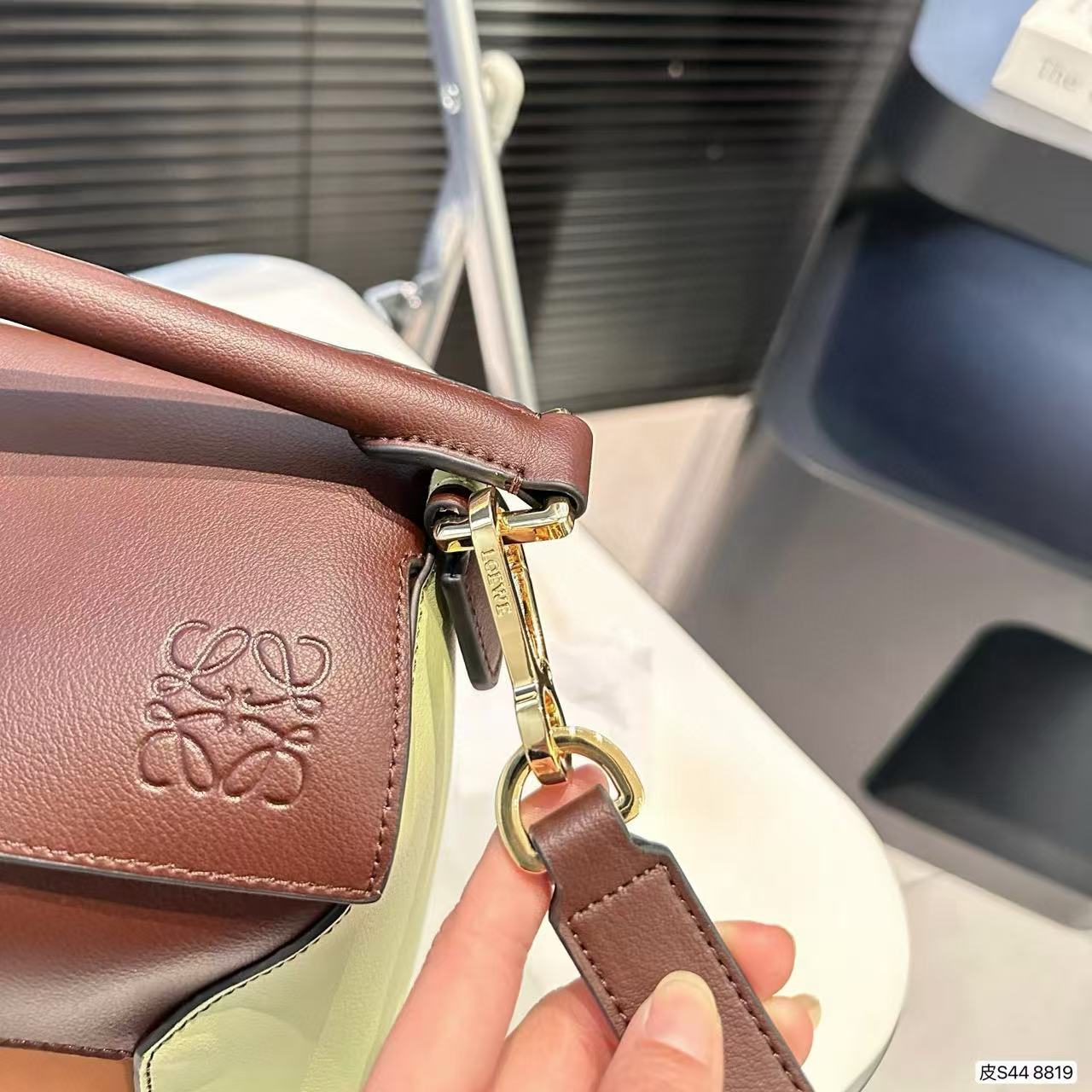 L0WEW カラーブロックトートバッグ【50％割引+送料無料】