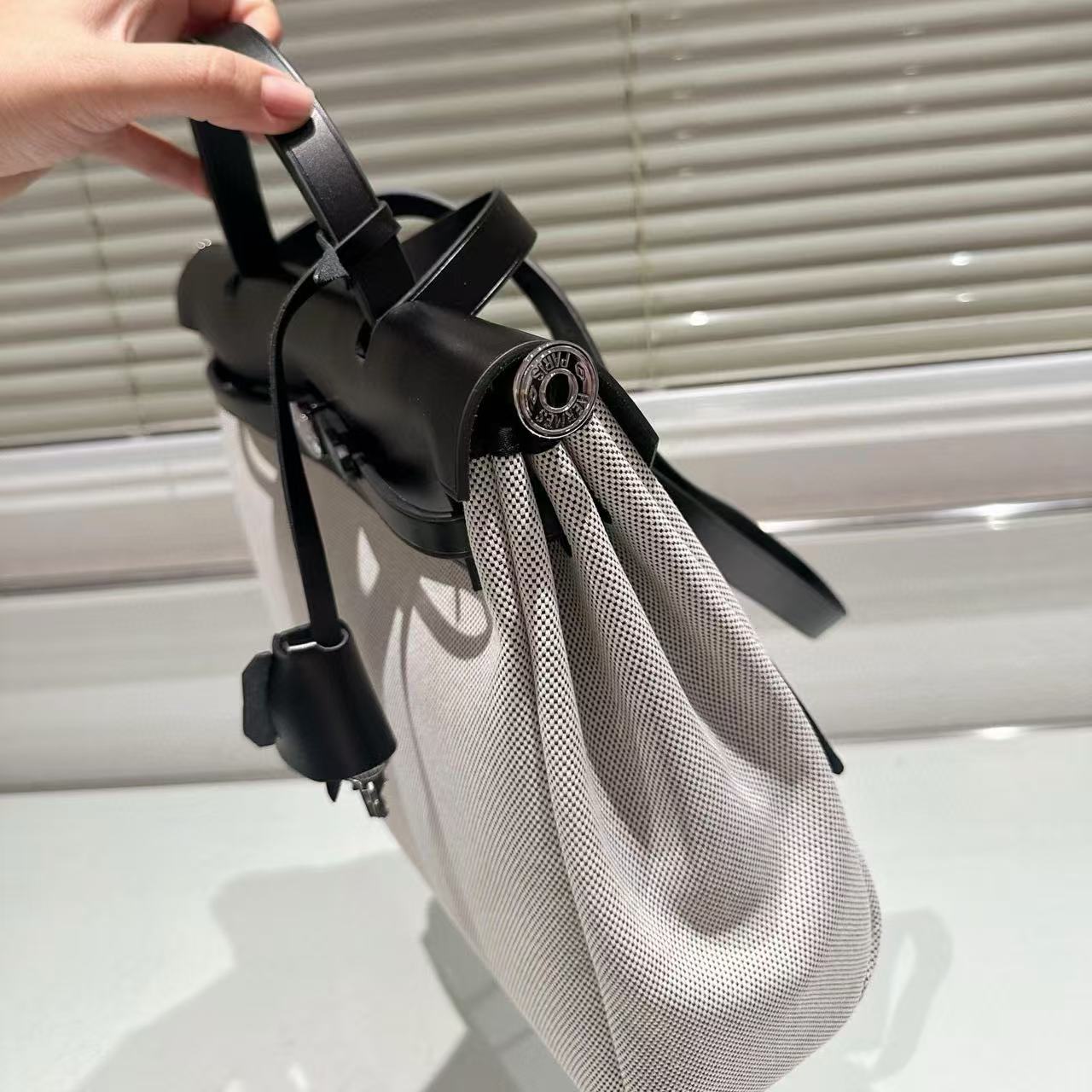 HERME5 キャンバス ショッピングバッグ【50％割引+送料無料】