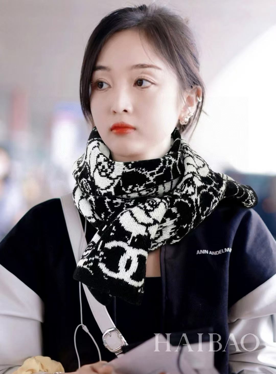 CHANE1 カメリア カシミア スカーフ【50％割引+送料無料】