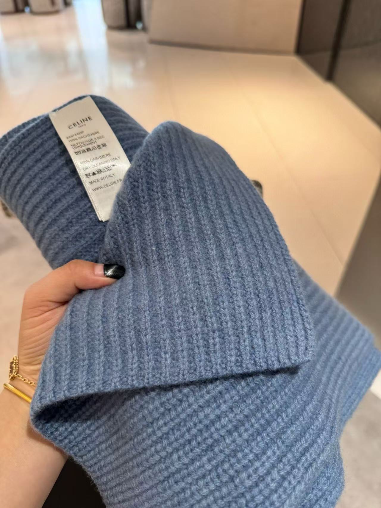 CEL1NE 凱旋門 ウール スカーフ【50％割引+送料無料】