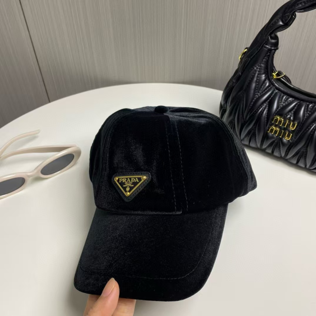 PR4DA ベルベット ベースボール キャップ【50％割引+送料無料】