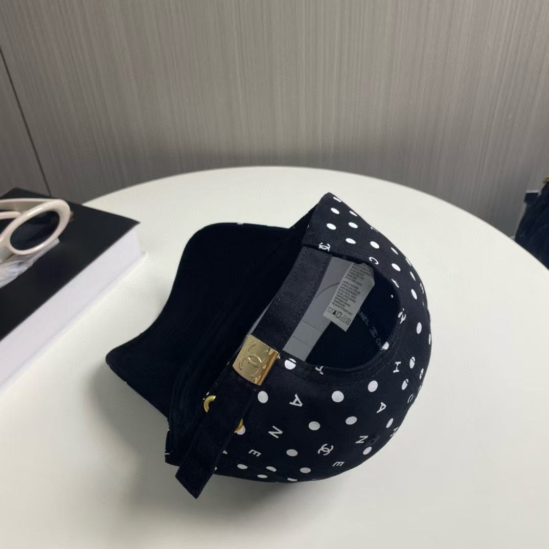 CHANE1 ポルカドット ベースボールキャップ【50％割引+送料無料】