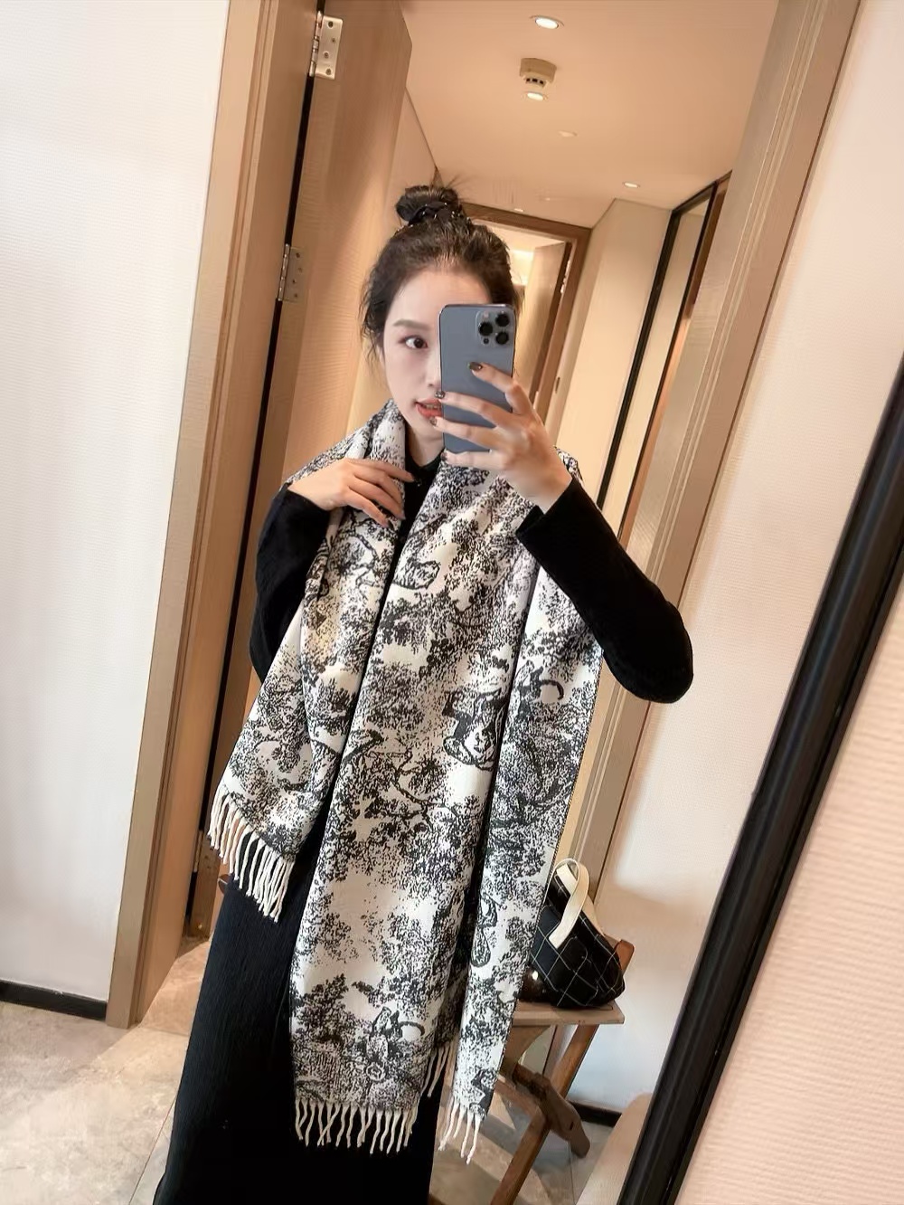 DI0R CD アニマル柄スカーフ【50％割引+送料無料】