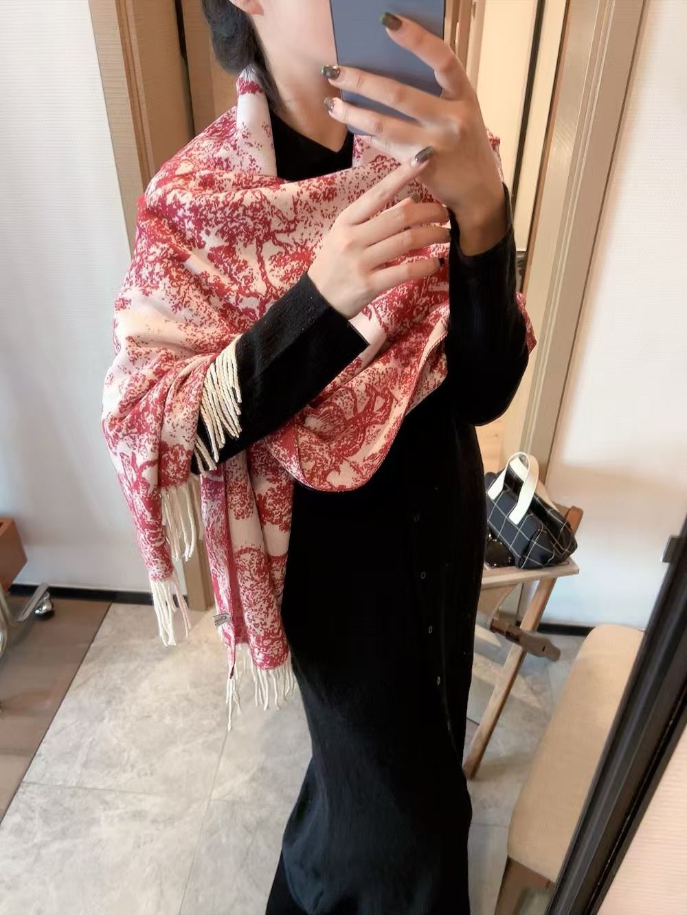 DI0R CD アニマル柄スカーフ【50%割引+送料無料】