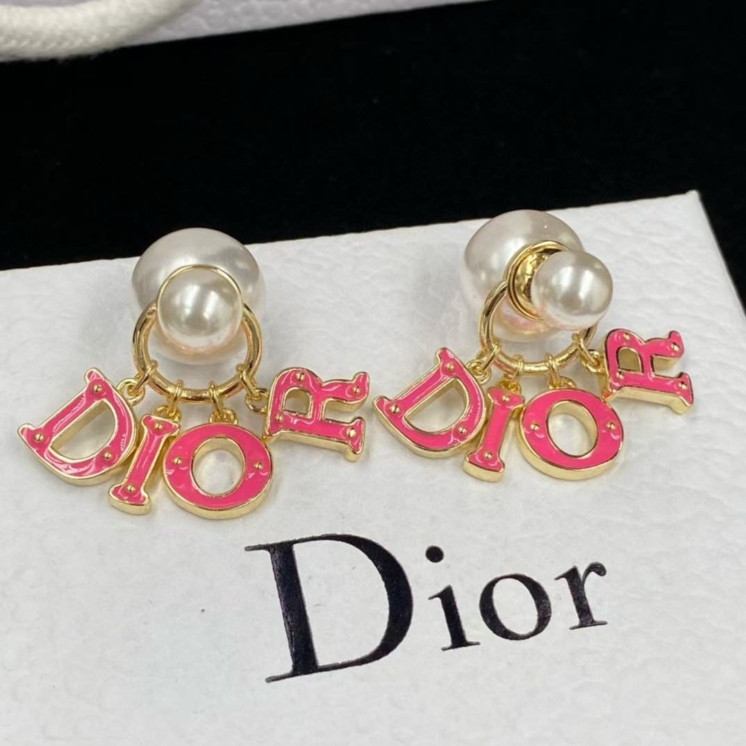 DI0Rレターパールイヤリング【50％割引+送料無料】