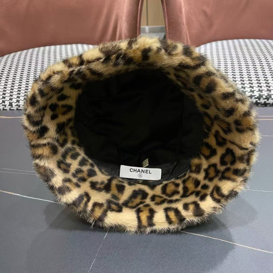 CHANE1 レオパード柄バケットハット【50％割引+送料無料】