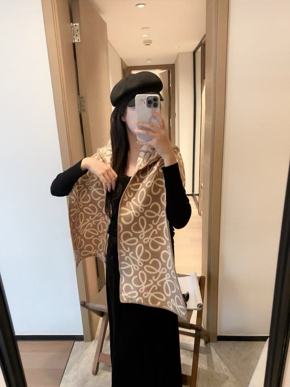 L0WEW カシミアスカーフ【50%割引+送料無料】