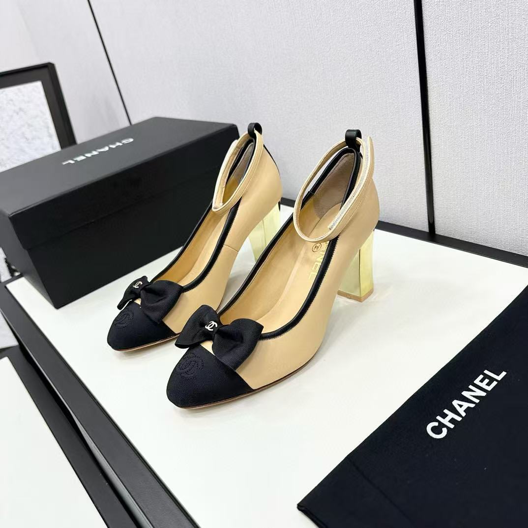 CHANE1 高品質ボウハイヒール【50％割引+送料無料】