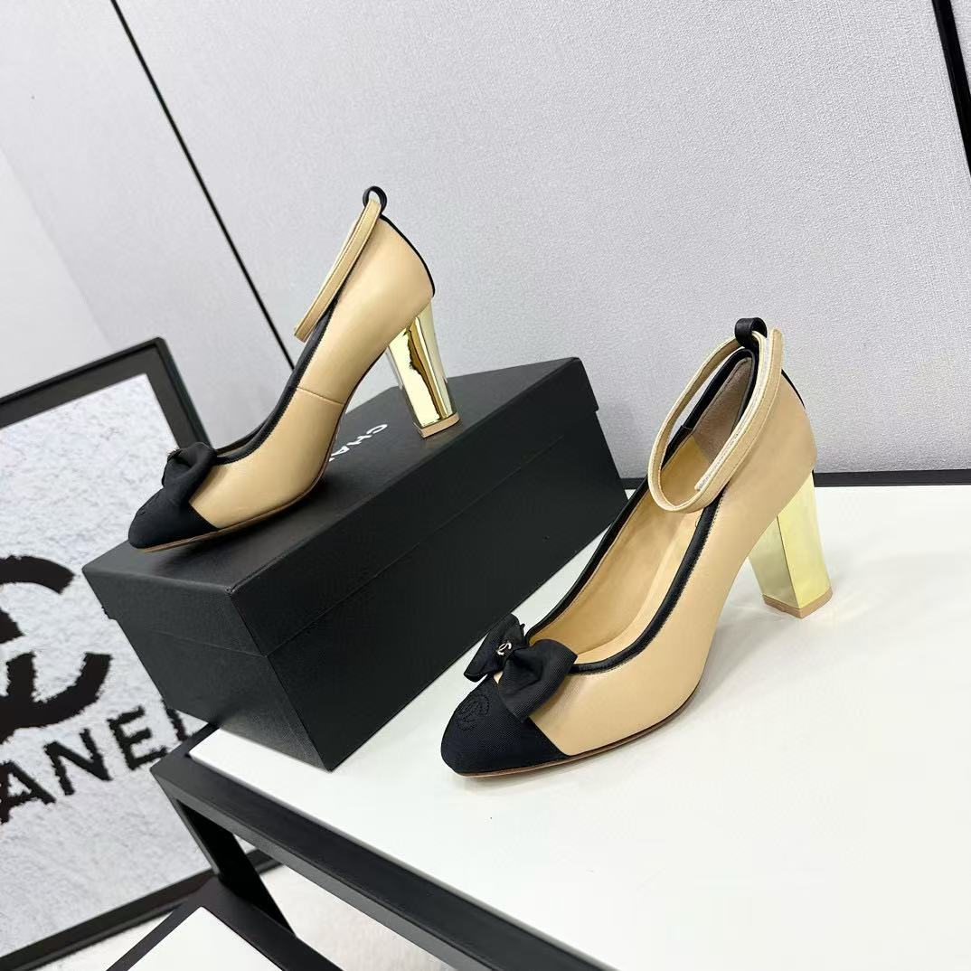 CHANE1 高品質ボウハイヒール【50％割引+送料無料】