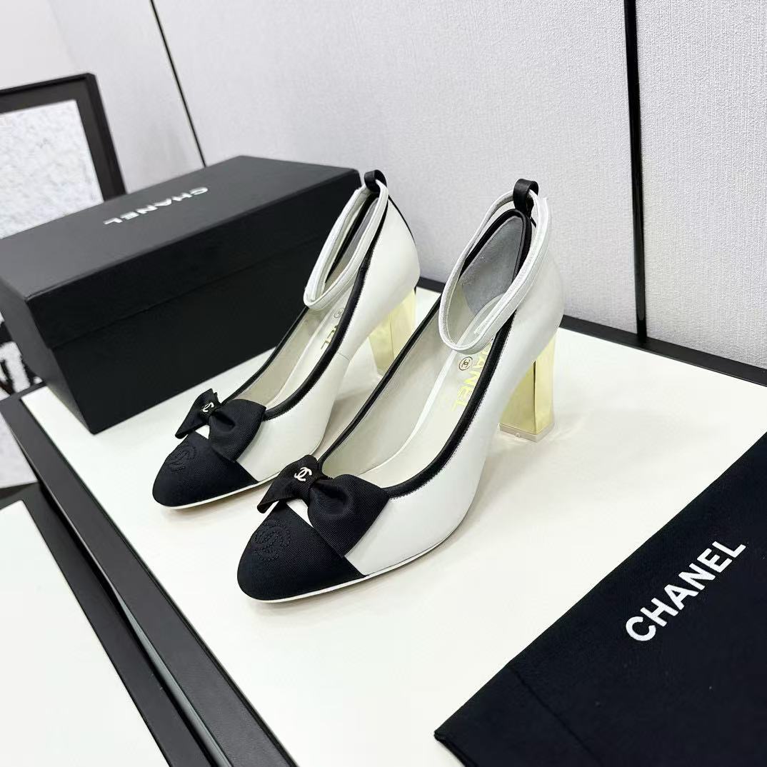 CHANE1 高品質ボウハイヒール【50％割引+送料無料】