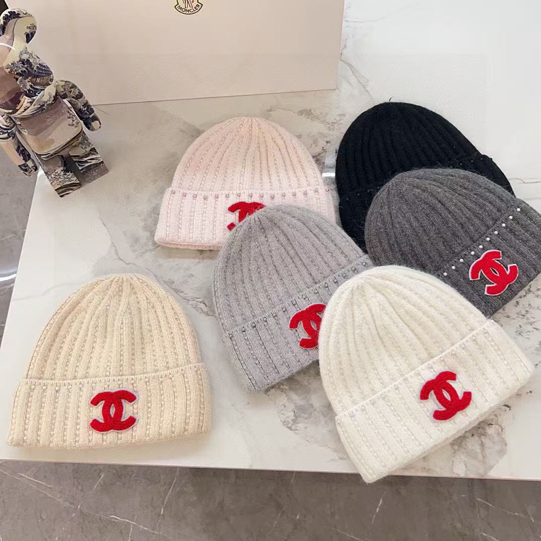 CHANE1 パールウールハット【50％割引+送料無料】