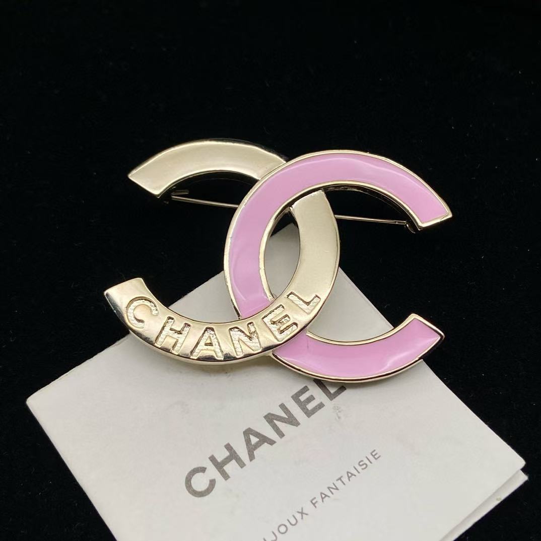 CHANE1 ダブルCロゴブローチ【50％割引+送料無料】