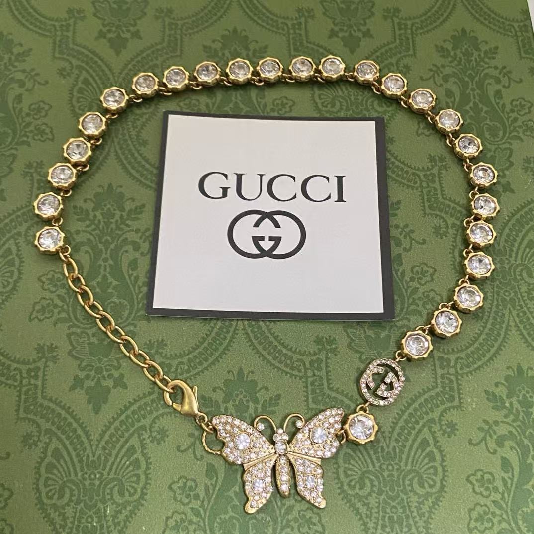 DI0R ボウ ダブル G ネックレス【50％割引+送料無料】