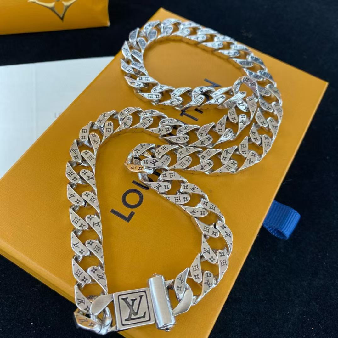 LV ブレスレット+ネックレス 2点セット【50％割引+送料無料】