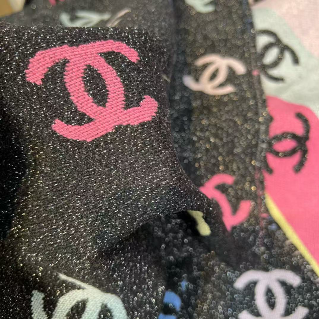 CHANE1 カラフルレタースカーフ【50％割引+送料無料】