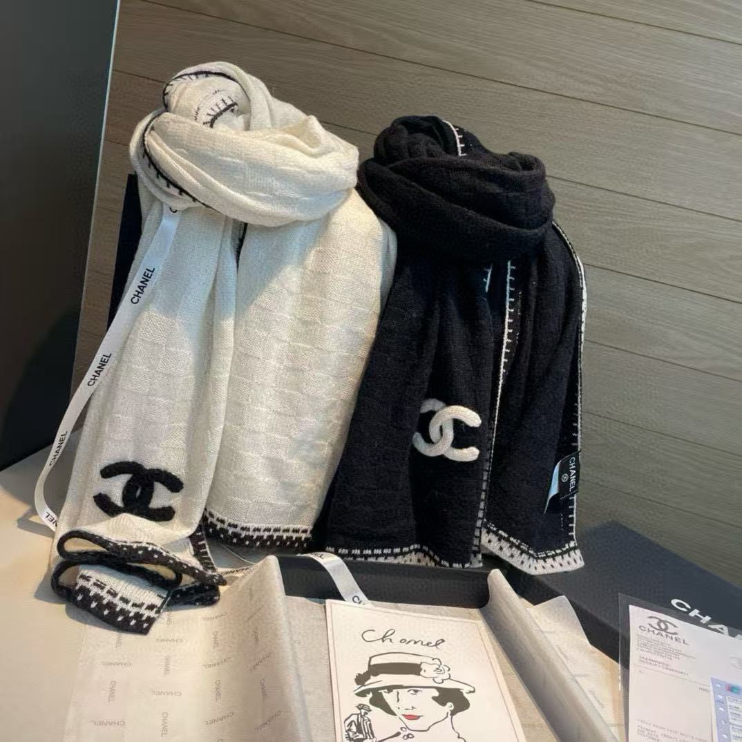 CHANE1 シンプルカシミヤスカーフ【50％割引+送料無料】