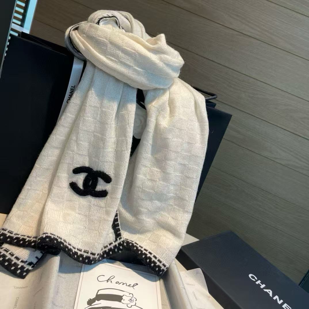 CHANE1 シンプルカシミヤスカーフ【50％割引+送料無料】