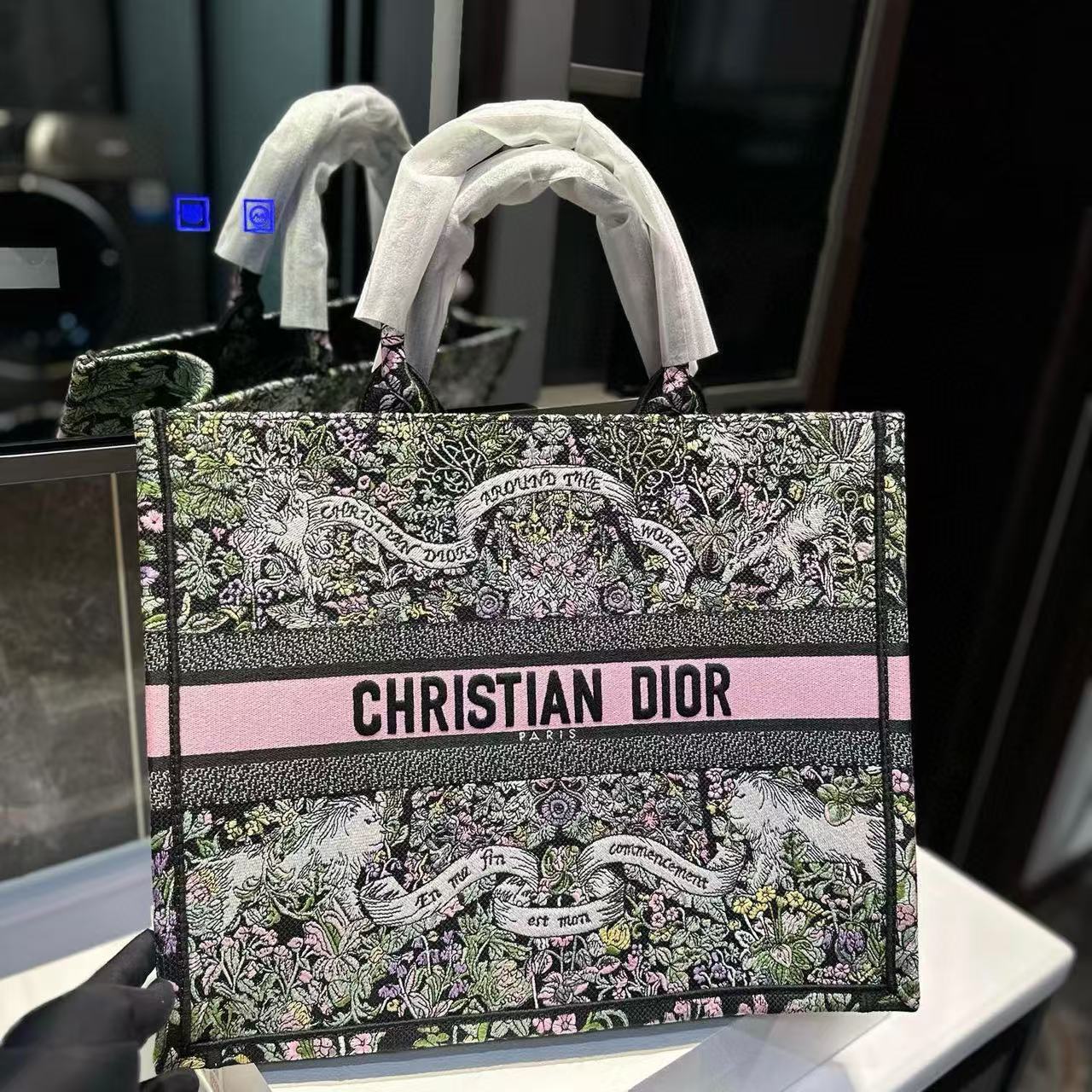 DI0Rプリントショッピングバッグ【50％割引+送料無料】
