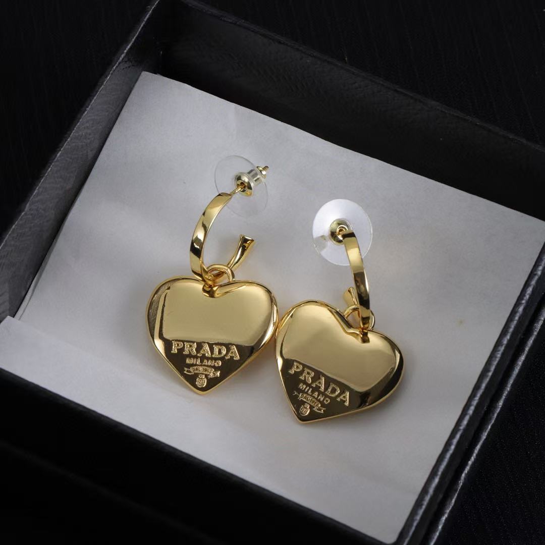 PR4DA ハートレターピアス【50％割引+送料無料】