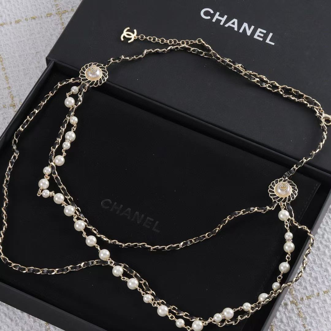 CHANE1 三層パールセーターチェーン【50％割引+送料無料】