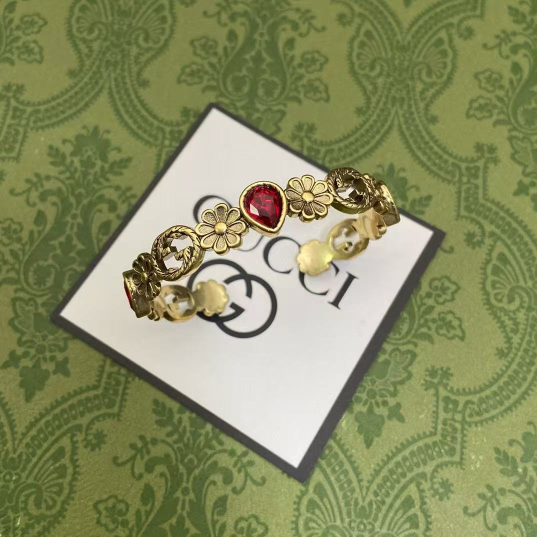 GUCC1 ルビー ブレスレット【50％割引+送料無料】