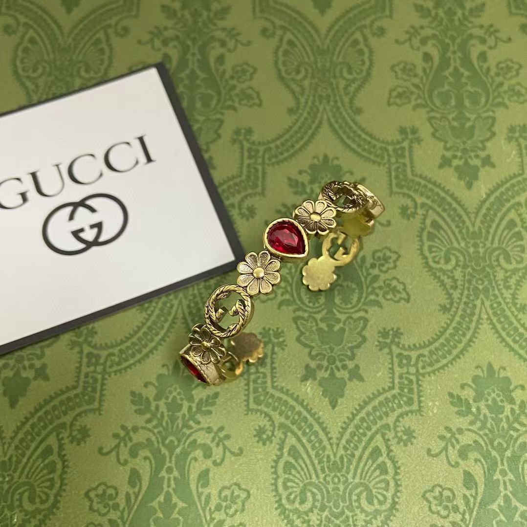 GUCC1 ルビー ブレスレット【50％割引+送料無料】