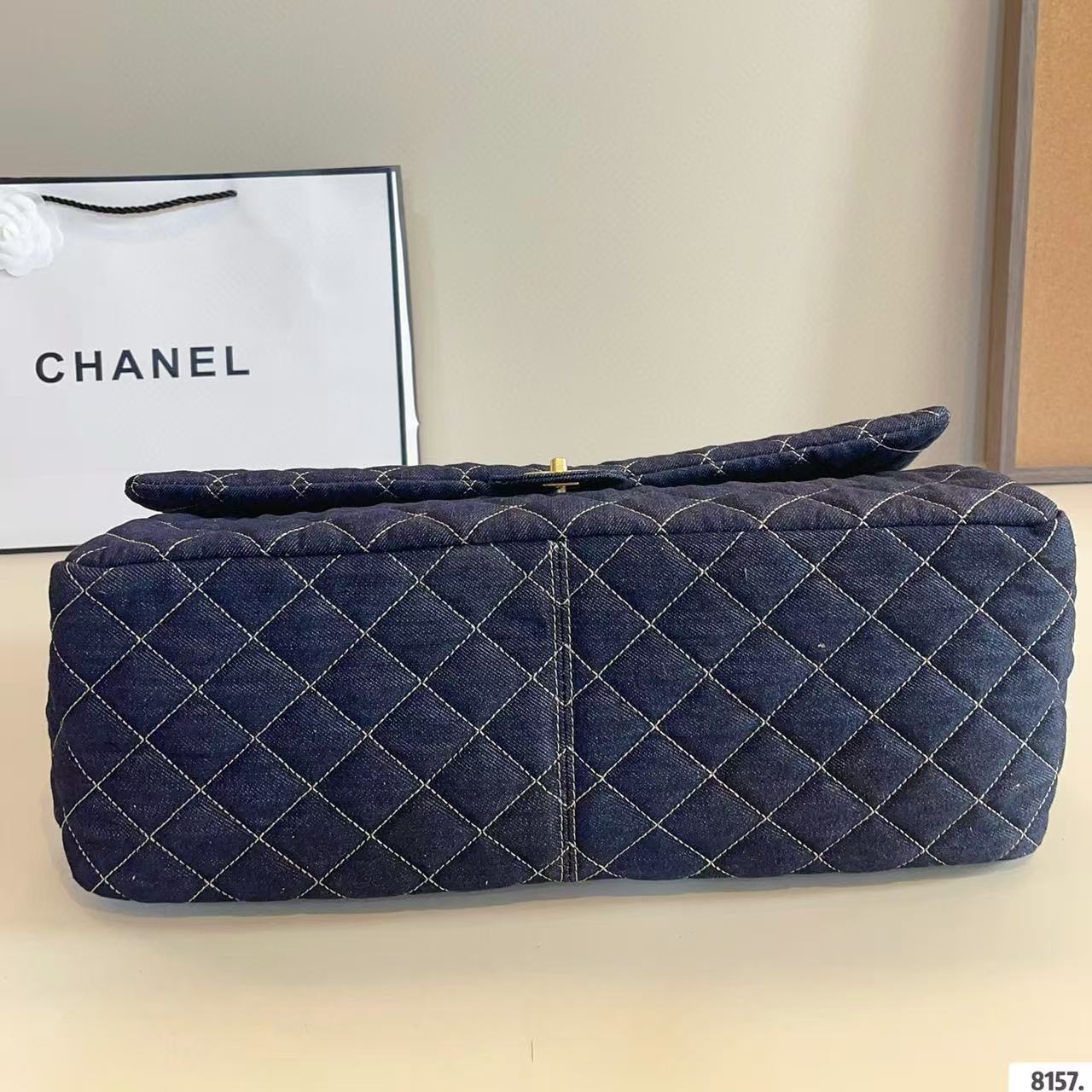 CHANE1 チェーンデニムショッピングバッグ【50％割引+送料無料】