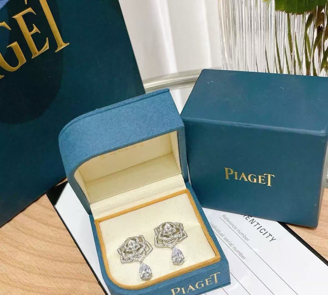 P1AGET ローズドロップ イヤリング【50％割引+送料無料】