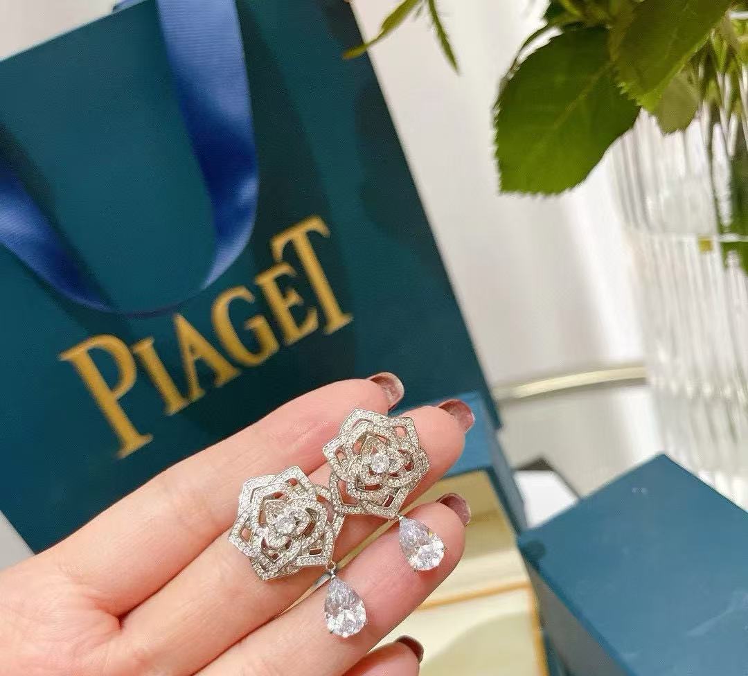 P1AGET ローズドロップ イヤリング【50%割引+送料無料】