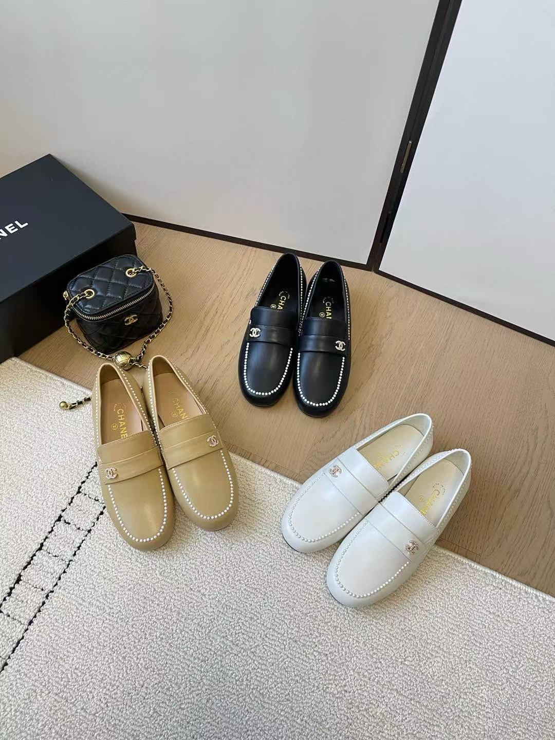 CHANE1 高品質シンプルフラットシューズ【50％割引+送料無料】