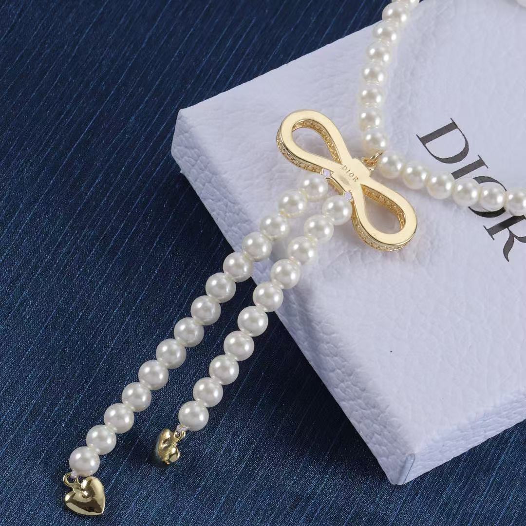 DI0Rパールロングネックレス【50％割引+送料無料】