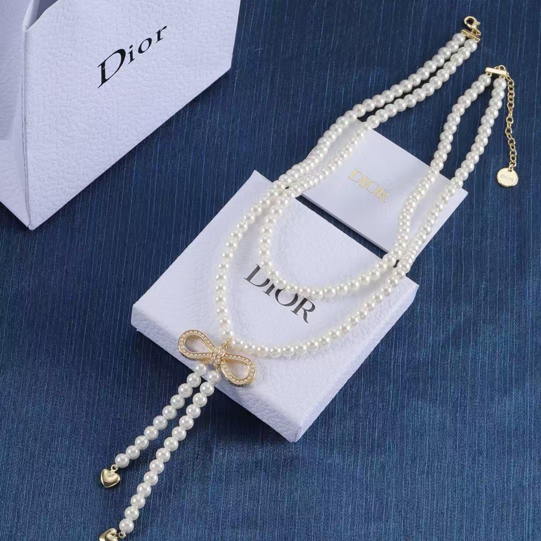 DI0Rパールロングネックレス【50％割引+送料無料】