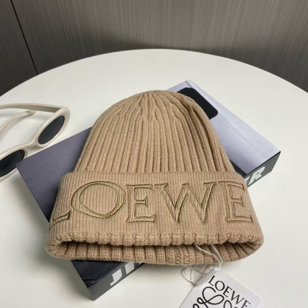 L0WEW 刺繍ニット帽【50％割引+送料無料】