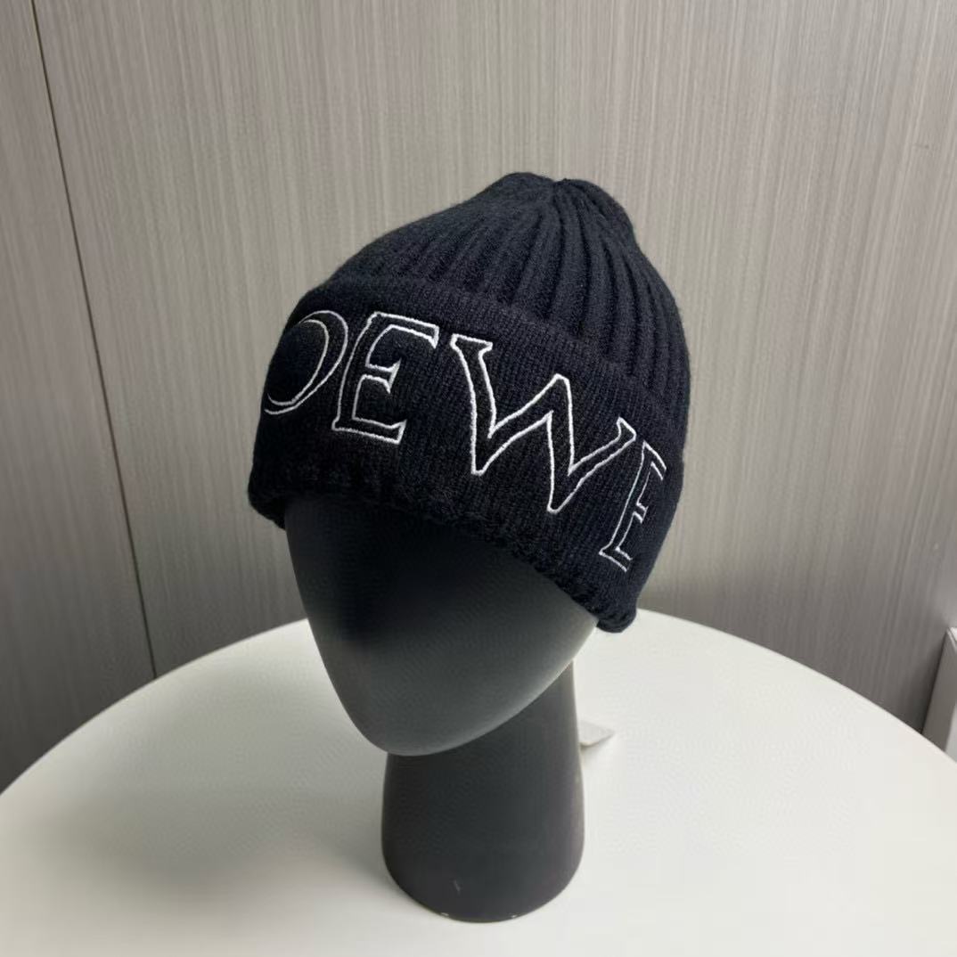 L0WEW 刺繍ニット帽【50％割引+送料無料】
