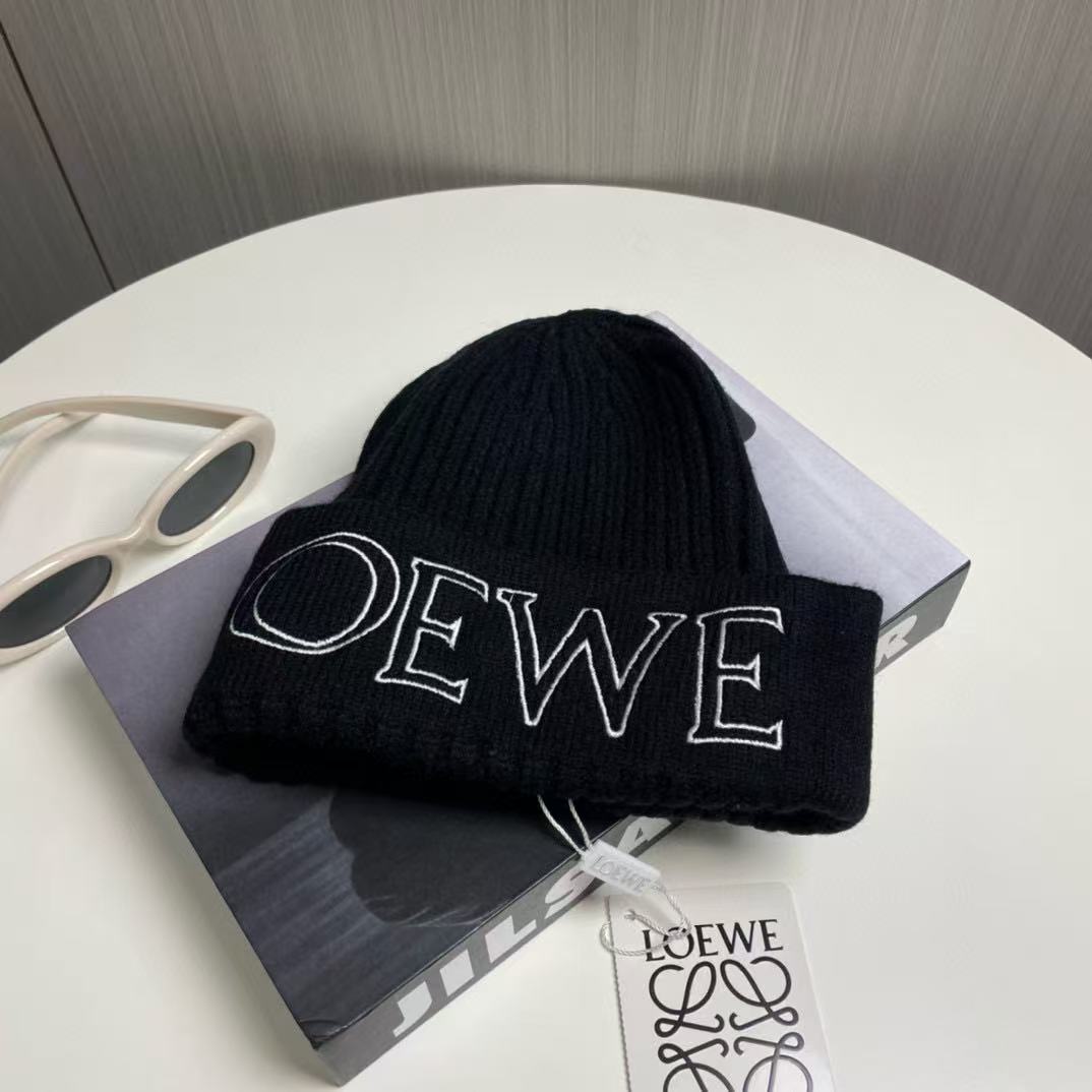 L0WEW 刺繍ニット帽【50％割引+送料無料】