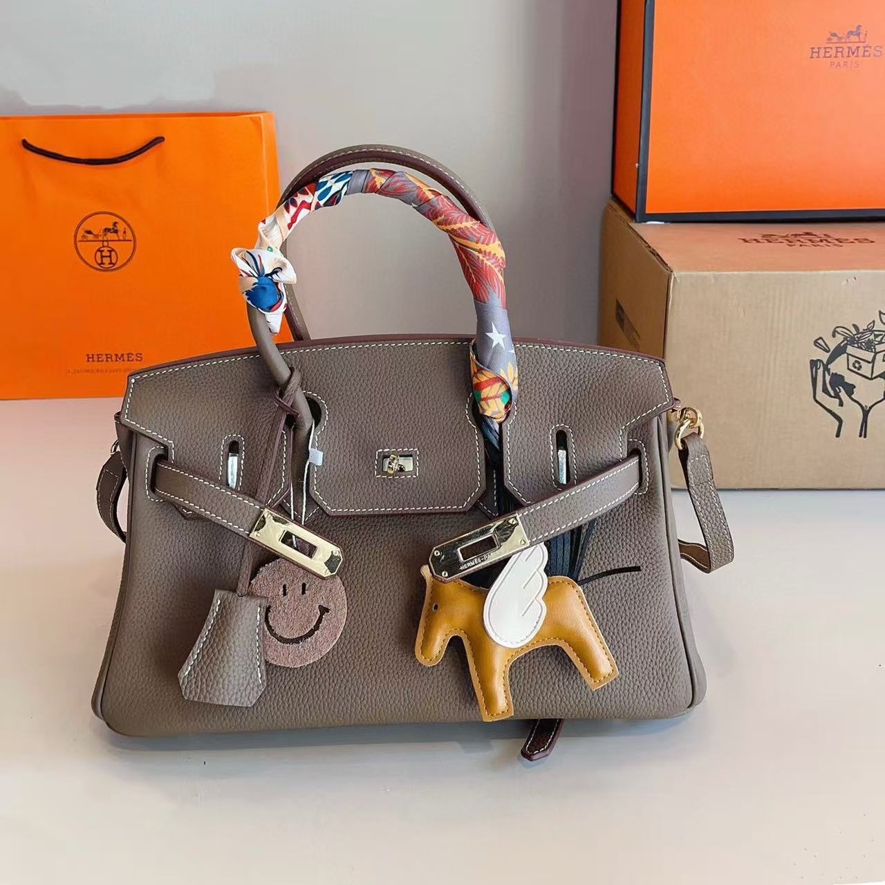 HERME5 高品質Birkin牛革ハンドバッグ【50％割引+送料無料】