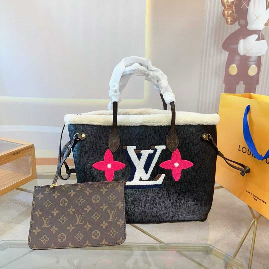 LV ラムウール ショッピングバッグ【50％割引+送料無料】
