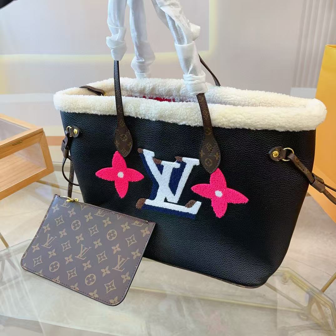 LV ラムウール ショッピングバッグ【50％割引+送料無料】