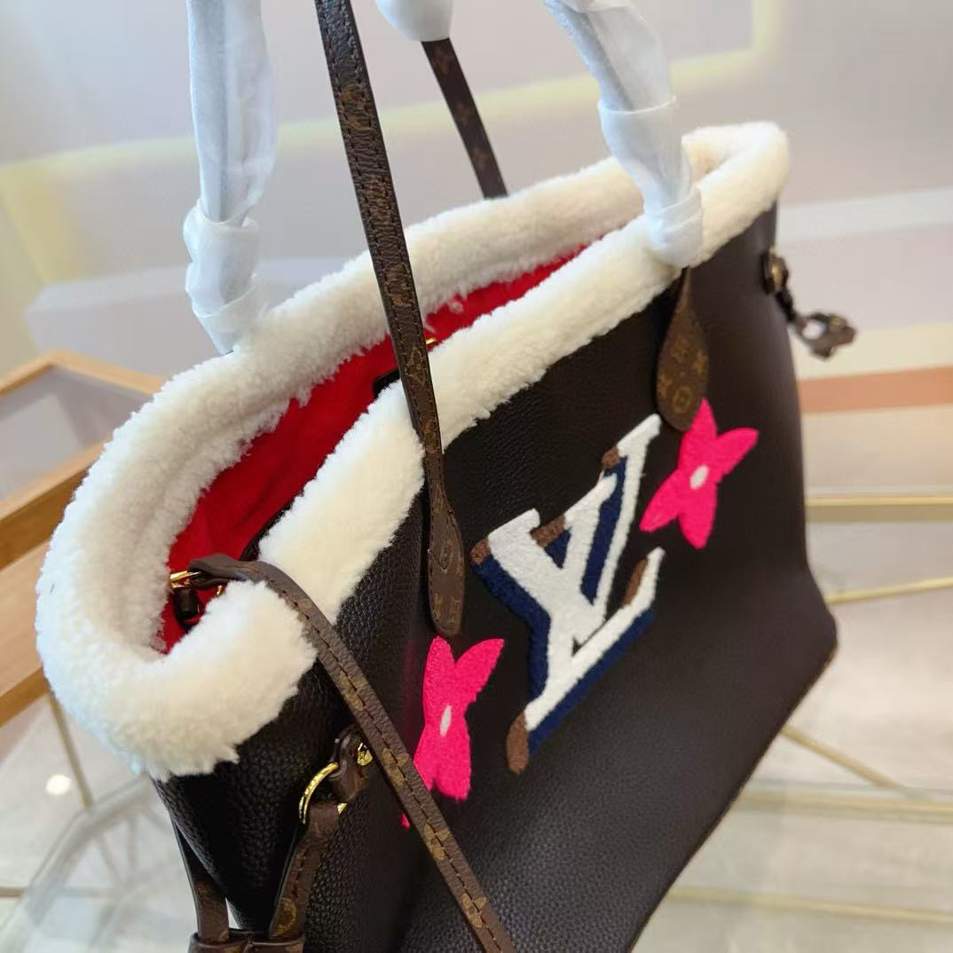 LV ラムウール ショッピングバッグ【50％割引+送料無料】
