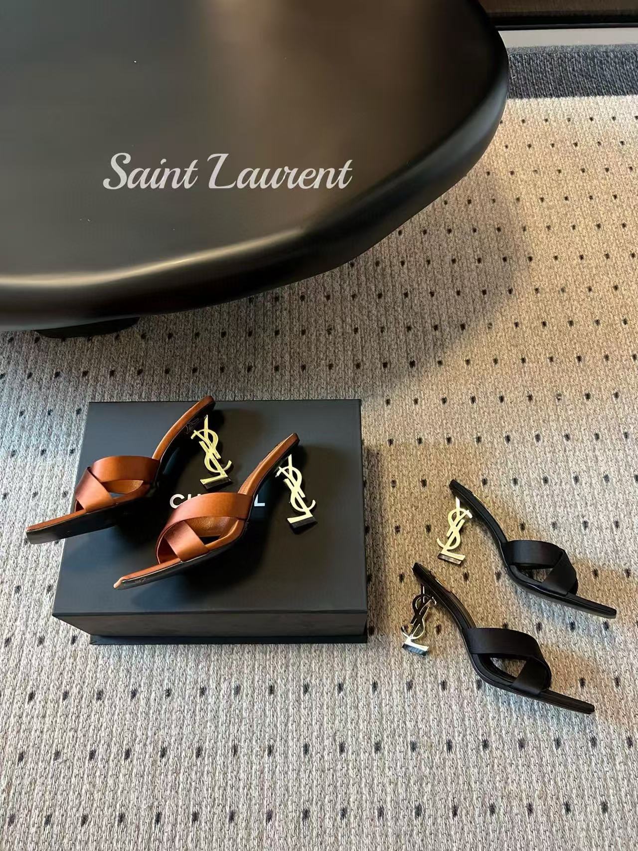 YSL 高品質シルクハイヒール【50％割引+送料無料】