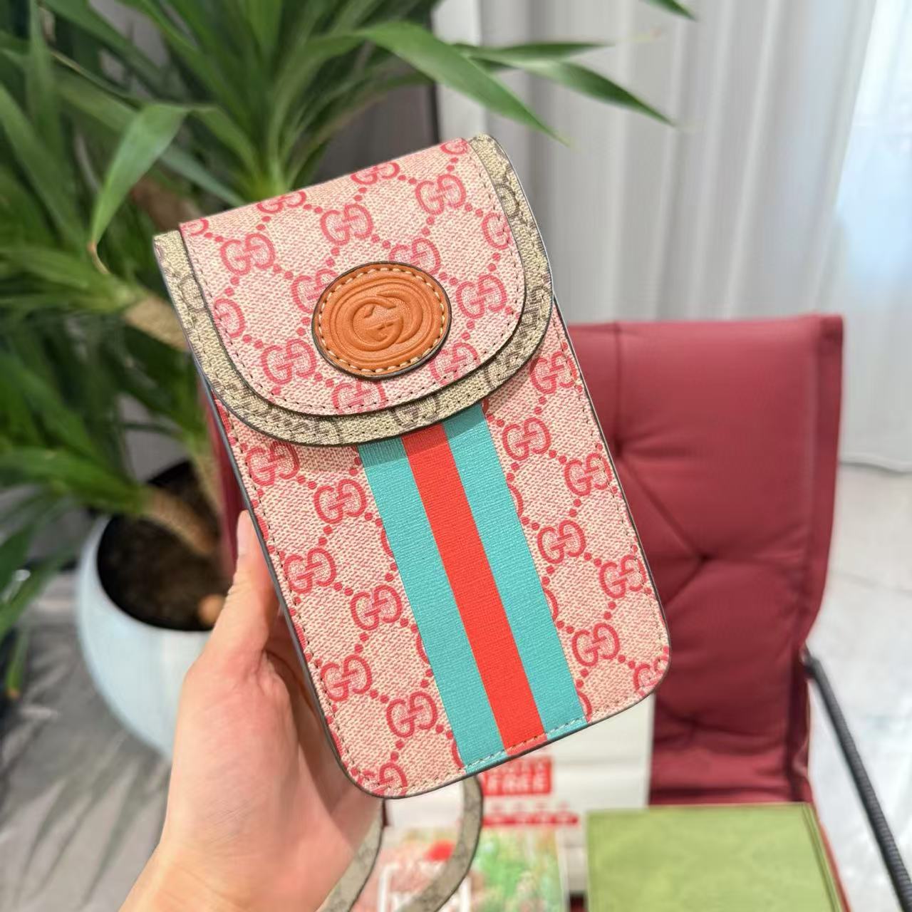 ＧＵＣＣ１ジャカード携帯電話バッグ【50％割引+送料無料】