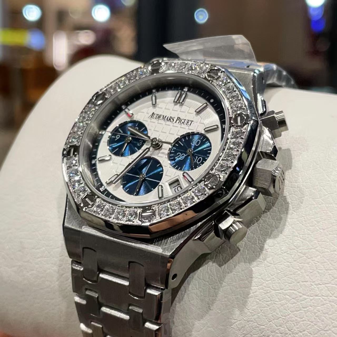 Audemarsp1guet 高品質のスチールバンド 八角形ダイヤモンド レディース腕時計【50％割引+送料無料】