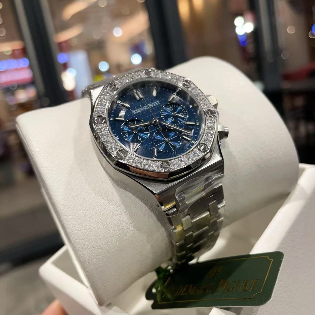 Audemarsp1guet 高品質のスチールバンド 八角形ダイヤモンド レディース腕時計【50％割引+送料無料】
