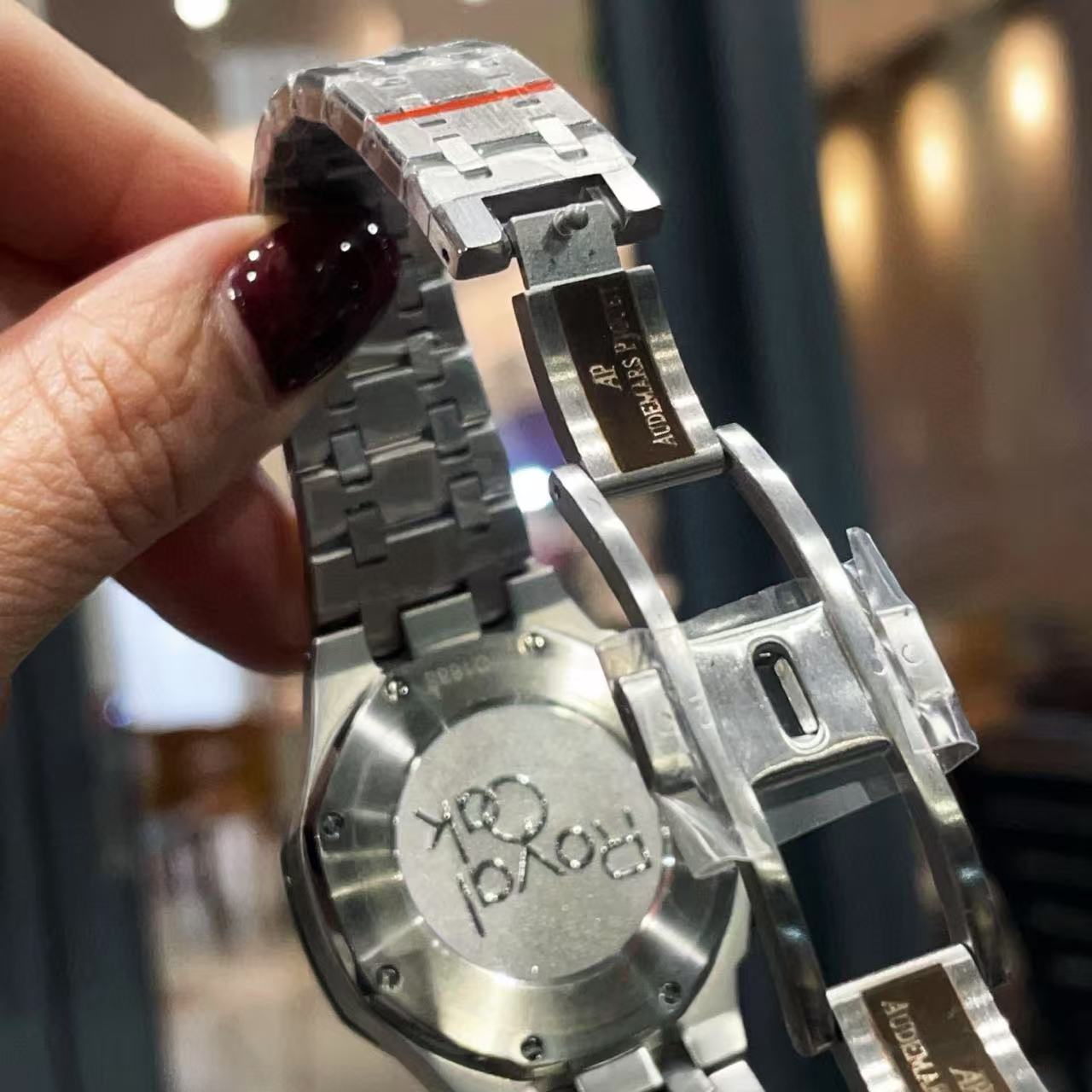 Audemarsp1guet 高品質のスチールバンドダイヤモンドレディース腕時計【50％割引+送料無料】