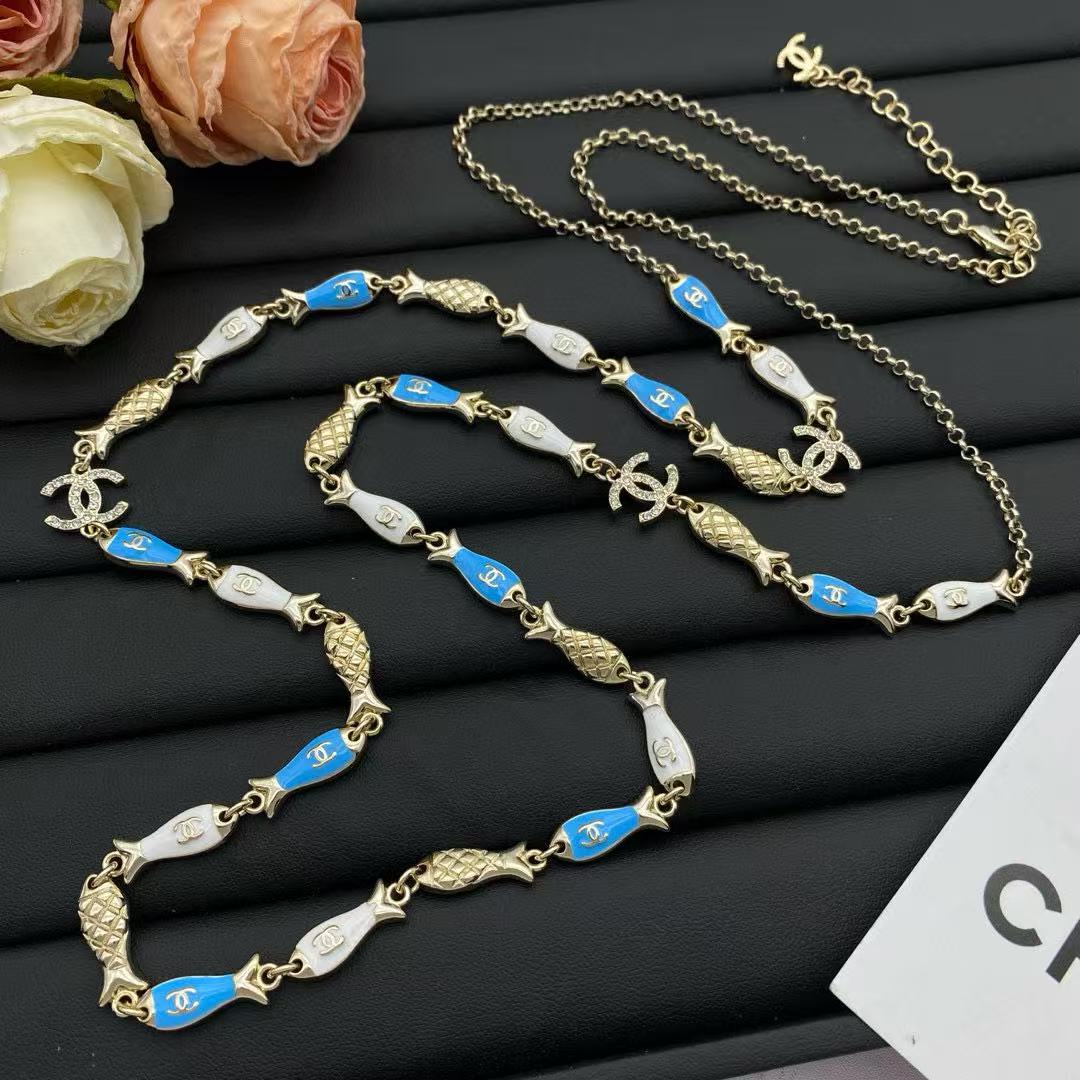 CHANE1 小魚五芒星ブレスレット/ショートネックレス/ロングネックレス【50％割引+送料無料】