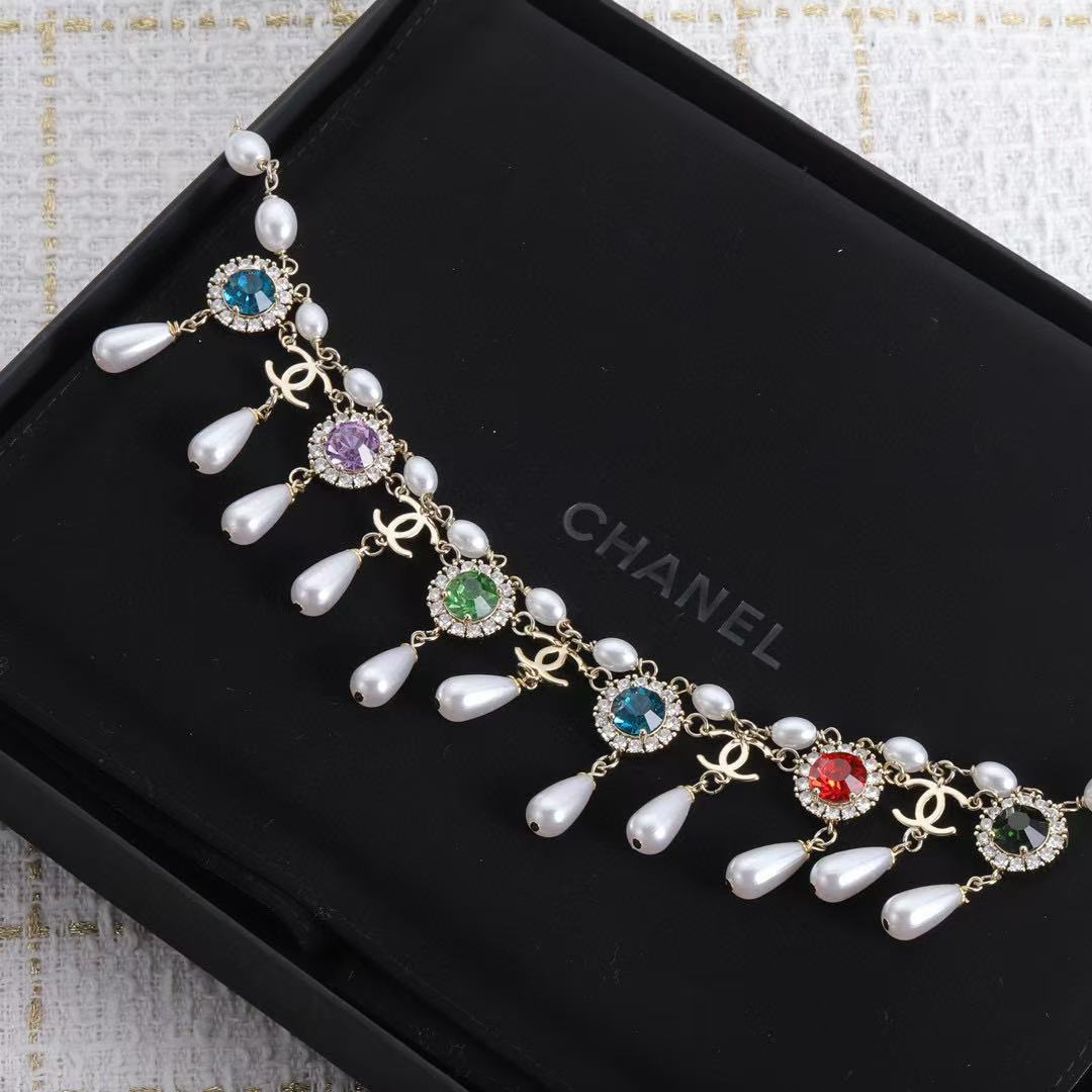 CHANE1 フルパールネックレス【50％割引+送料無料】