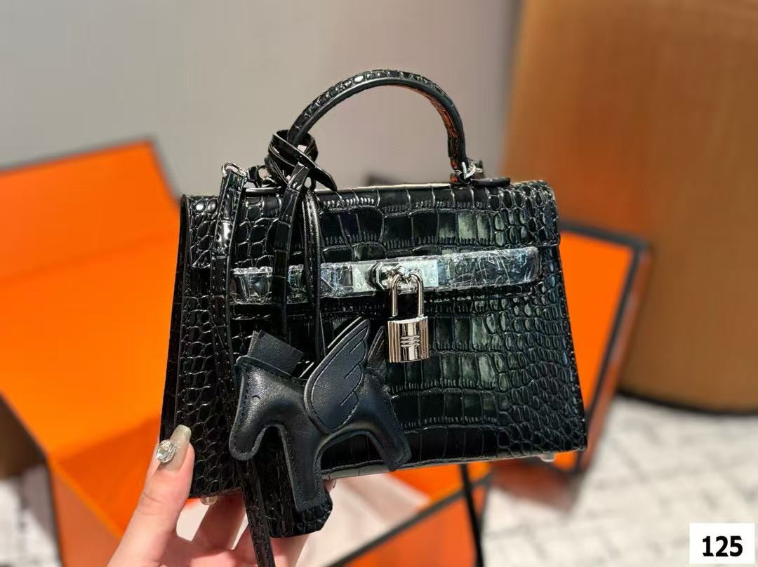 HERME5 kellyクロコダイル柄ハンドバッグ【50%割引+送料無料】