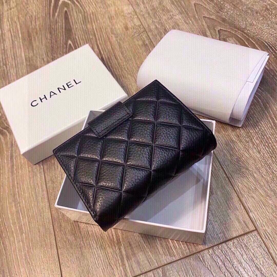 CHANE1 レザーショートウォレット【50%割引+送料無料】