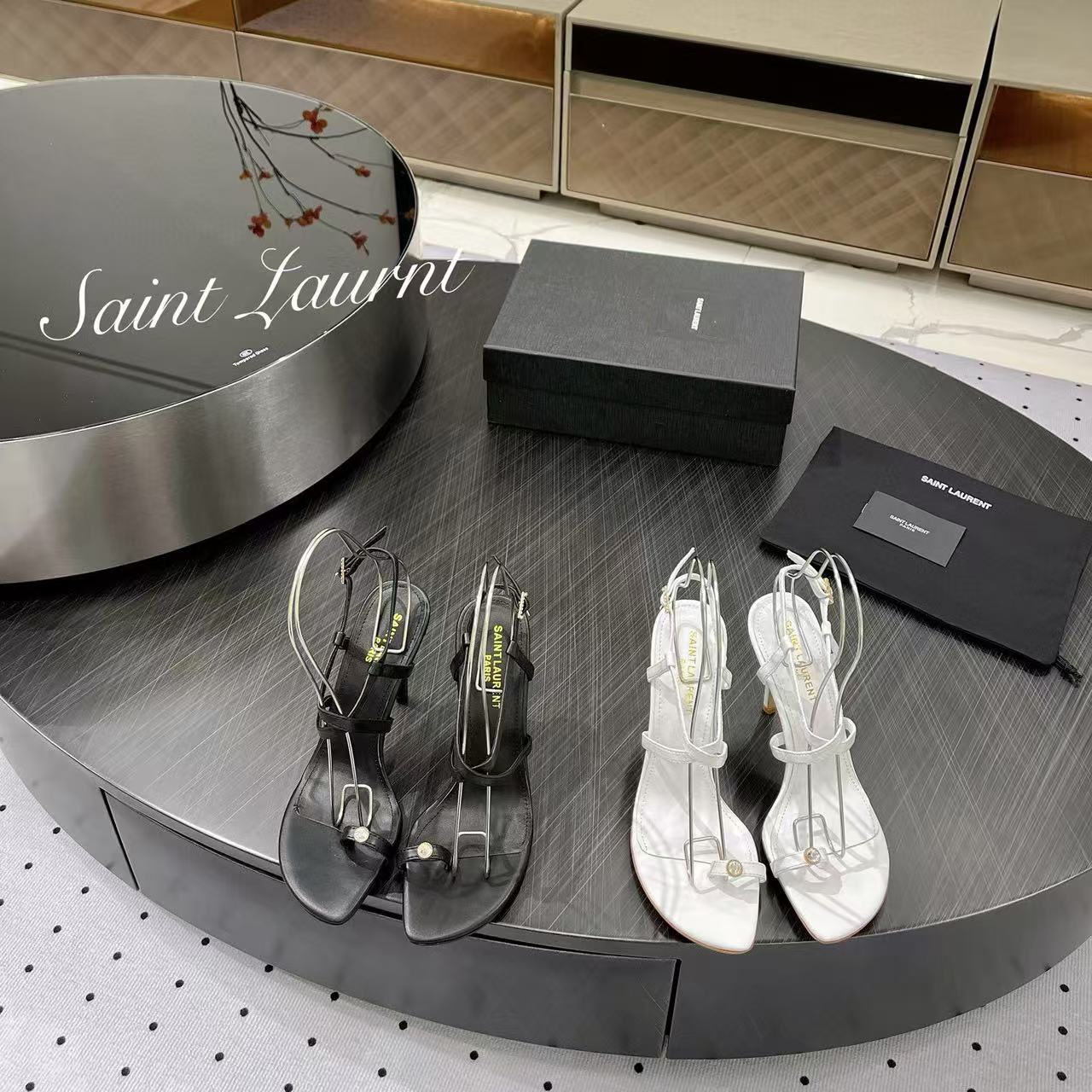 YSLの高品質ハイヒールサンダル【50％割引+送料無料】