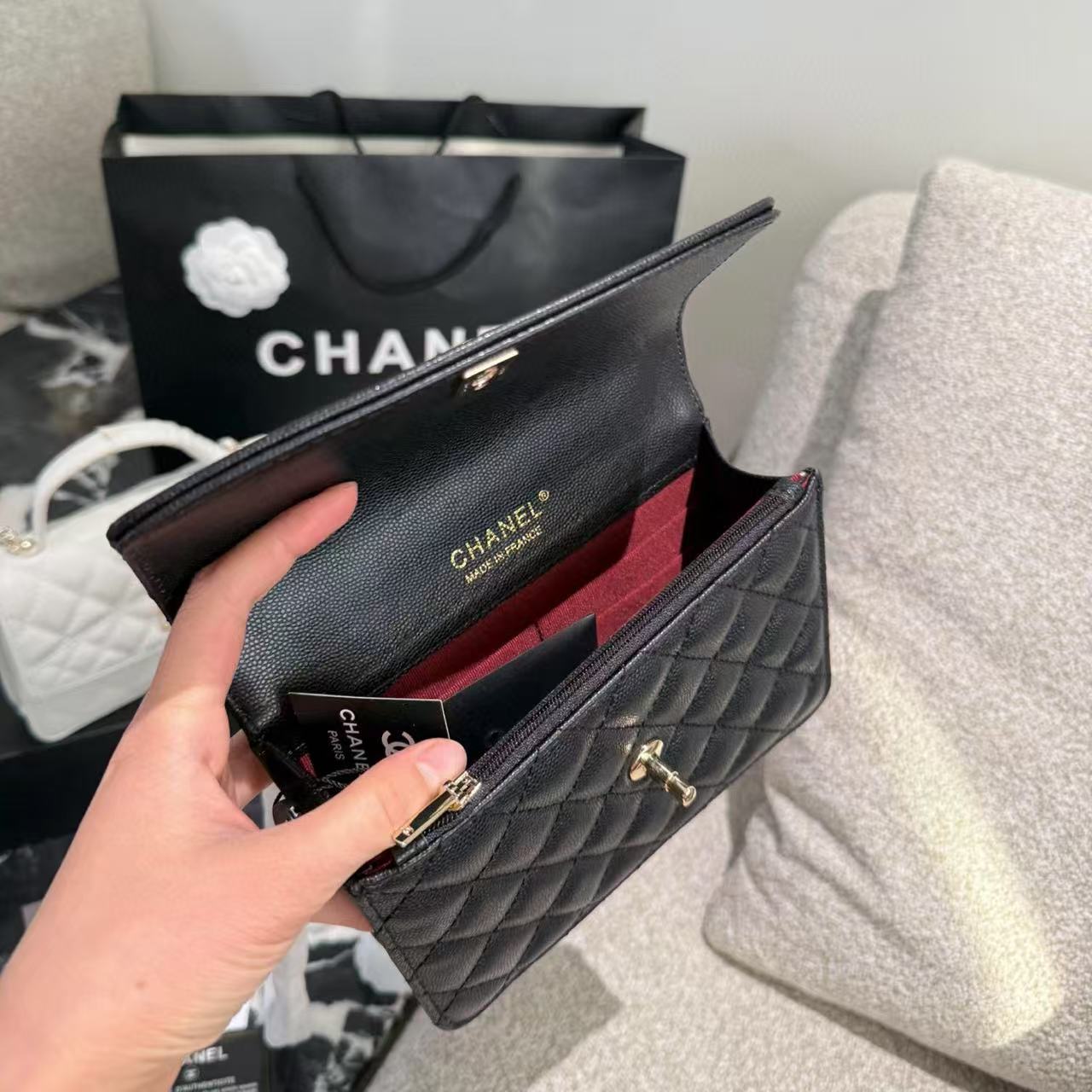 CHANE1 キャビアチェーンバックパック【50％割引+送料無料】